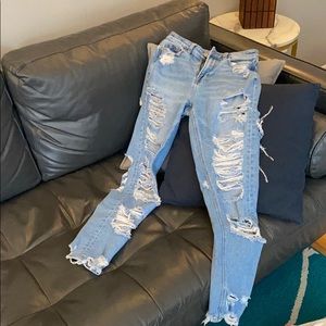 Jeans. Light denim